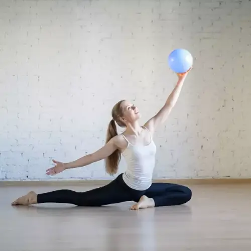 Toyzone World Blue Mini Exercise Yoga Ball - 图片 3
