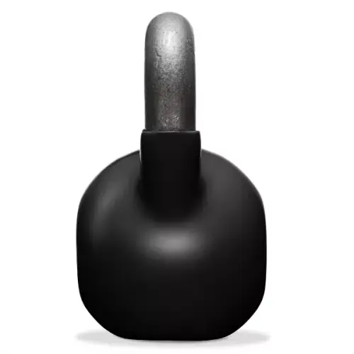 Philosophy Gym Vinyl Coated Cast Iron Kettlebell Weights - Black - 图片 3
