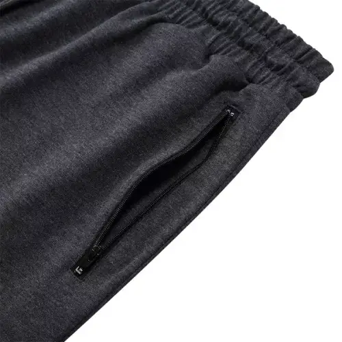 WhizMax Men's Workout Pants Exercise Leggings Zipper Compression Tights - 图片 4